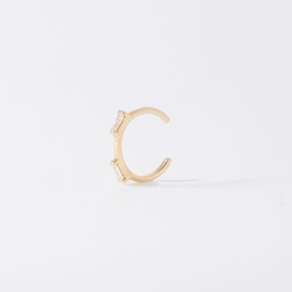Boucles D'Oreilles Créoles Martelées - Argent 925 Plaqué Or - 4x30 Mm - Style Bohème - Fabriqué En Thaïlande